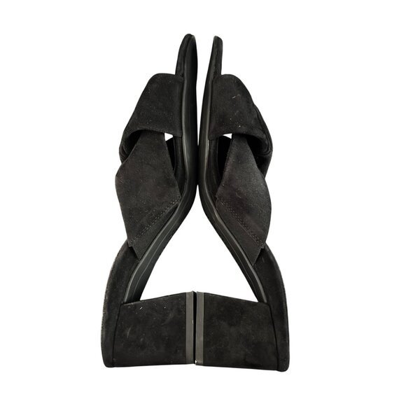 Paul Green Yasmin Black Suede Slide Heeled Sandal Women's, UK6/US 8.5 WORN ONCE - Picture 6 of 10